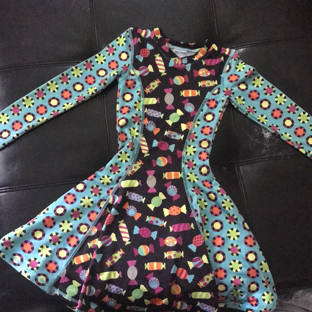 Cute multicolored dress for kids